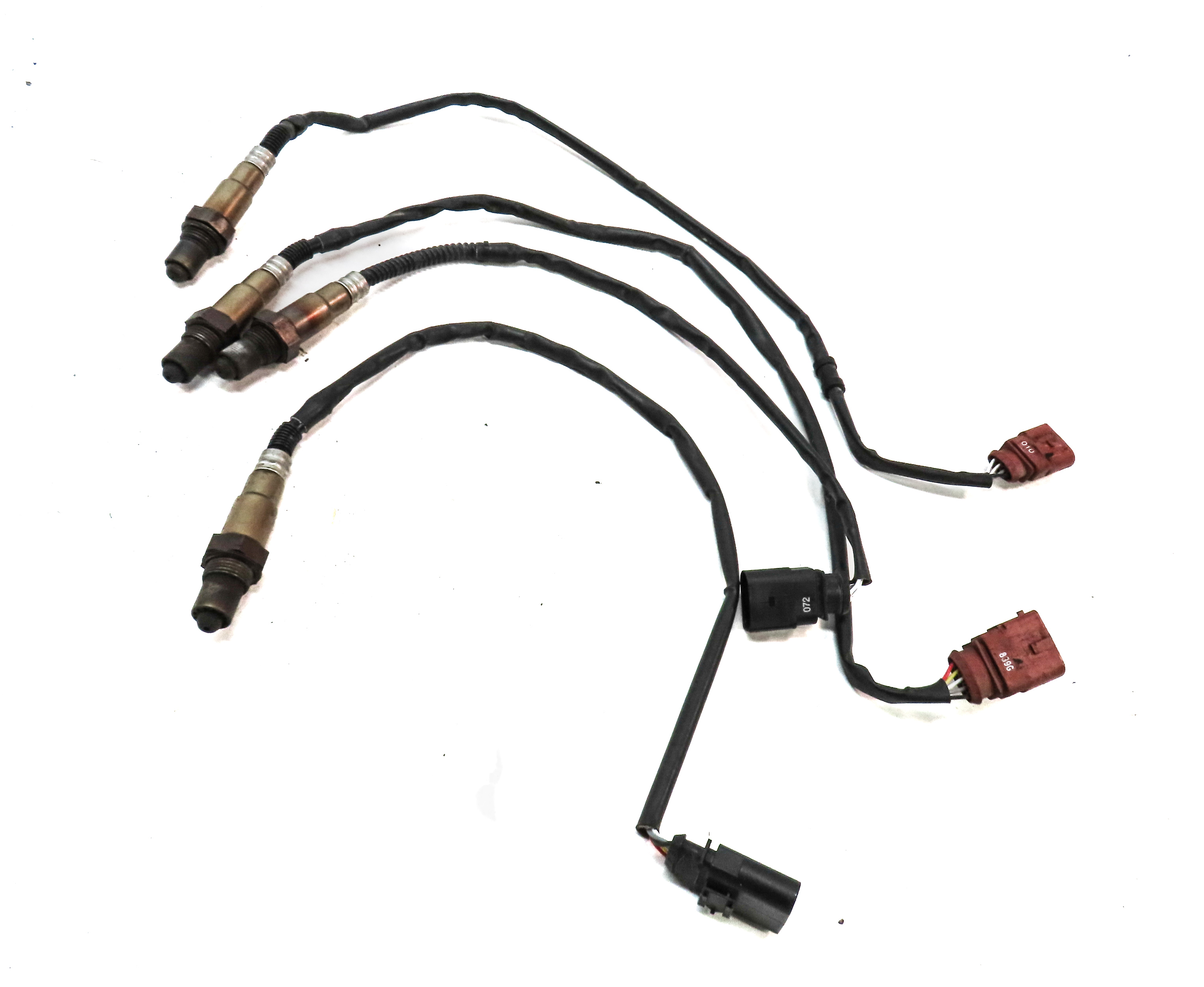 2012 AUDI A8 (D4 4H) 4.2L (CDRA) ENGINE OXYGEN O2 LAMBDA PROBE SENSOR SET/4 — exact item pictured